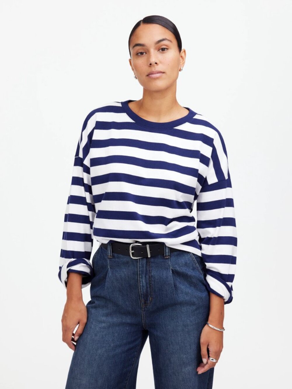 Madewell Oversized Long-Sleeve Crewneck Tee